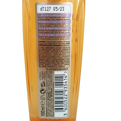 Elseve Repair hair oil 100 ml