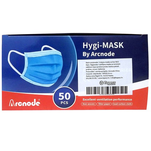 Zaštitna maska za lice (50 kom)