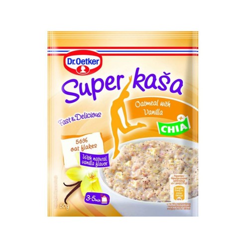 Super oatmeal with vanilla and chia seeds Dr. Oetker 50 g