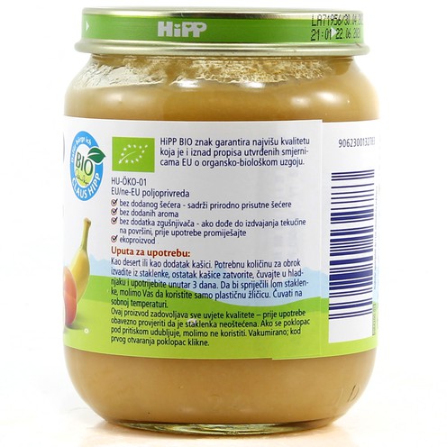 Hipp banane s marelicom 125 g