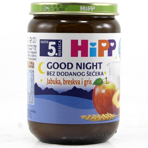 HiPP Apfel-Pfirsich-Grieß 190g