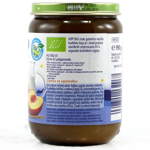 HiPP Apfel-Pfirsich-Grieß 190g