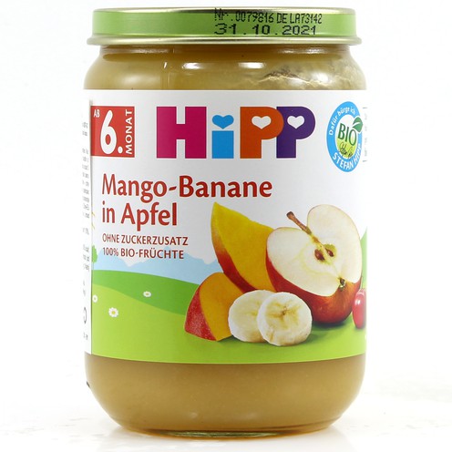 Hipp jabuka s mangom i bananom 190 g