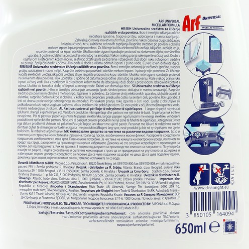 Arf Universal Micellar cleaner 650 ml