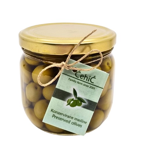 Konzervirane masline OPG Čehić 370 gr