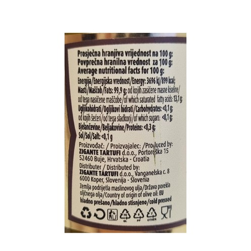 Olivenöl mit weißem Trüffelgeschmack 100 ml