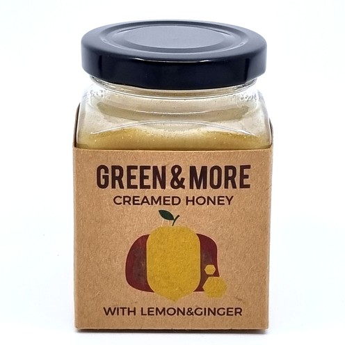 Green & More Creme Honig mit Ingwer und Zitrone 230 g