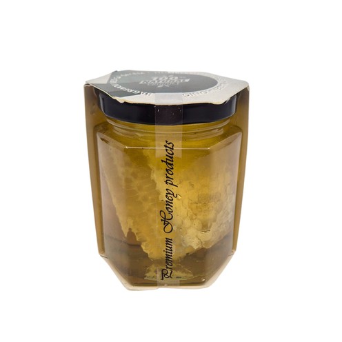 Acacia honey with honeycomb 250 g