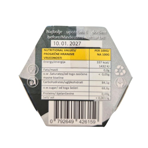 Acacia honey with honeycomb 250 g