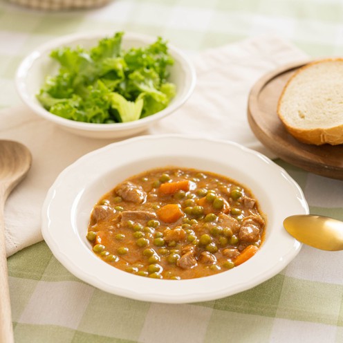 Menu: teleći ragu i zelena salata za 4 osobe