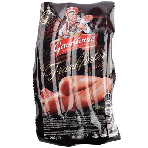 Sausages Frankfurter Gavrilović 200 g