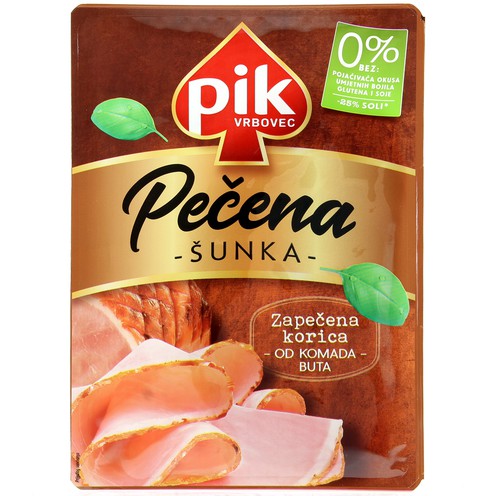 Sliced roasted ham 125 g