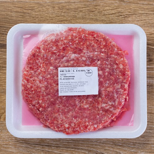 Beef burger patty 800 g (4 pcs)