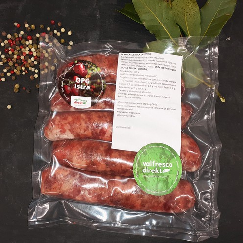 Domaća kobasica za pečenje 500 g