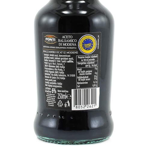 Aceto balsamico di Modena Ponti 250 ml