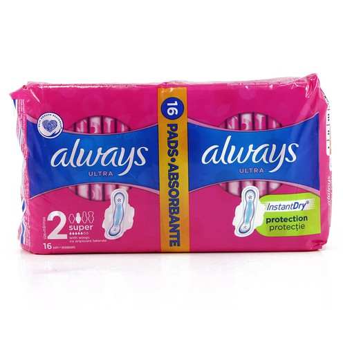 Always Ultra Super+ pads (16 pcs x 2 package)