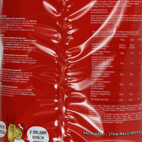 Čipi čips paprika 190 g