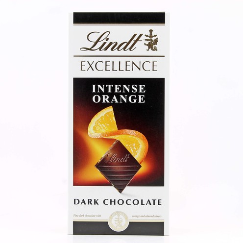 Lindt Excellence Dunkle Schokolade mit Orange 100 g