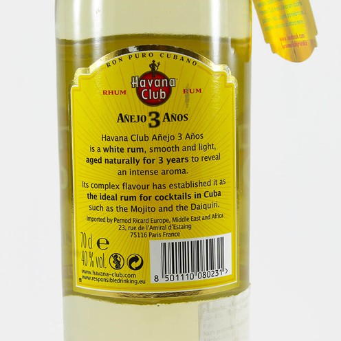 Havana Club 3 YO Rum 0,7 l