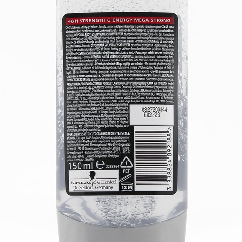 Taft Power Active Hair Gel 150 ml