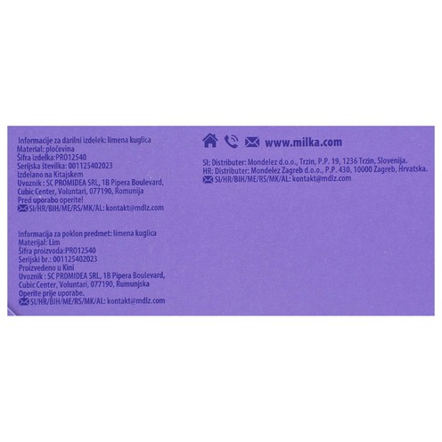 Milka Božićni paket 1001 g + ukrasna kugla