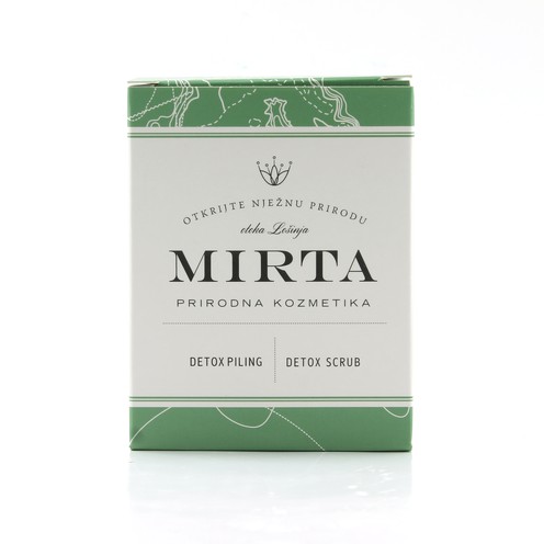 Zitrone & Minze Körperpeeling Mirta 300 ml