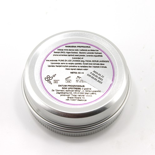 Piling za lice Lavanda Mirta 50 ml