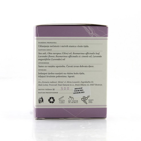 Piling za tijelo Lavanda i Ružmarin Mirta 300 ml