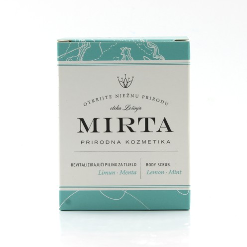 Zitrone & Minze Körperpeeling Mirta 300 ml