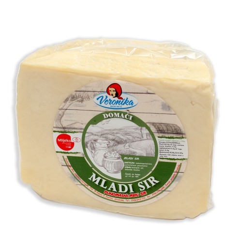 Domaći mladi punomasni sir 400-600 g