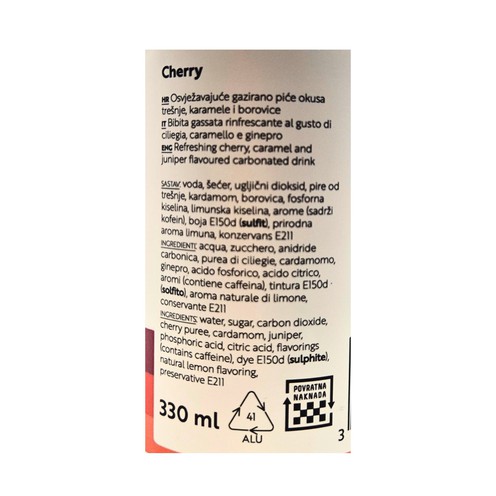 Cola Cherry Monada 0,33 l