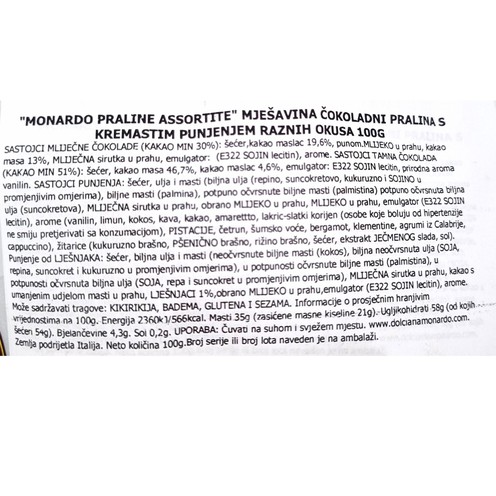 Praline Monardo 100 g