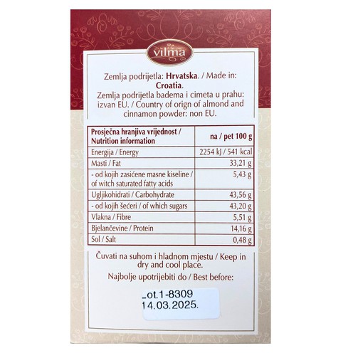 Muštaćoni Kekse 150 g