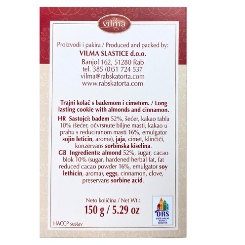Muštaćoni Kekse 150 g