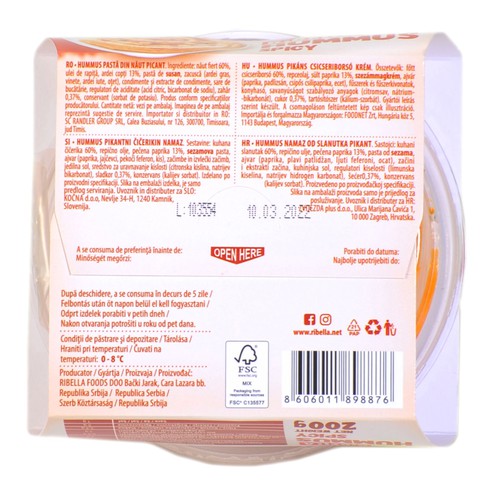 Ribella Hummus Spicy 200 g