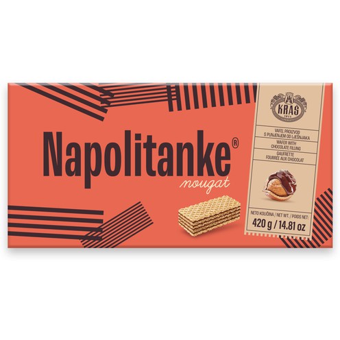 Waffers hazelnut 420 g