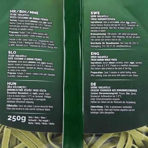 Zeleni rezanci 250 g