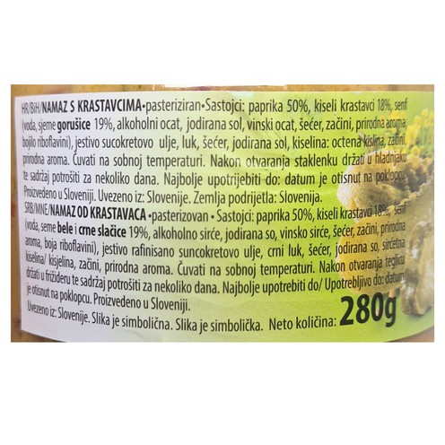 Natureta namaz s krastavcima 280 g