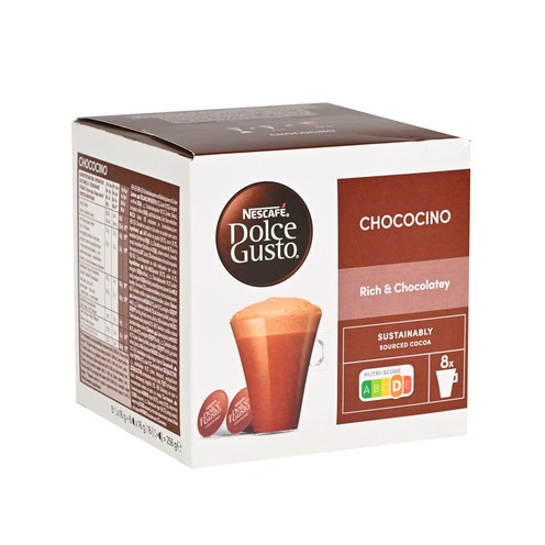 Nescafé Dolce Gusto Chococino Getränk in Kapseln (16 Stück für 8 Getränke)