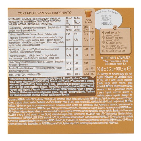 Nescafé Dolce Gusto Cortado kava u kapsulama (16 x 6,3 g)