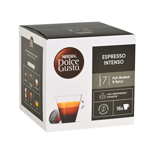 Nescafé Dolce Gusto Espresso Intenso Kaffee in Kapseln (16 x 7 g)