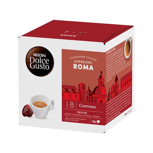 Nescafé Dolce Gusto Espresso Roma Kaffee in Kapseln (16 x 6,2 g)