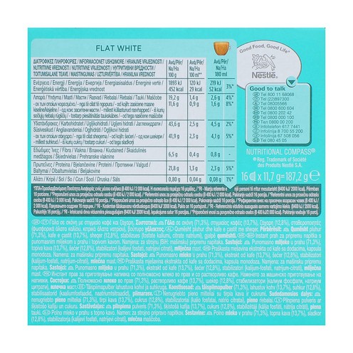 Nescafé Dolce Gusto Flat White Kaffee in Kapseln (16 x 11,7 g)