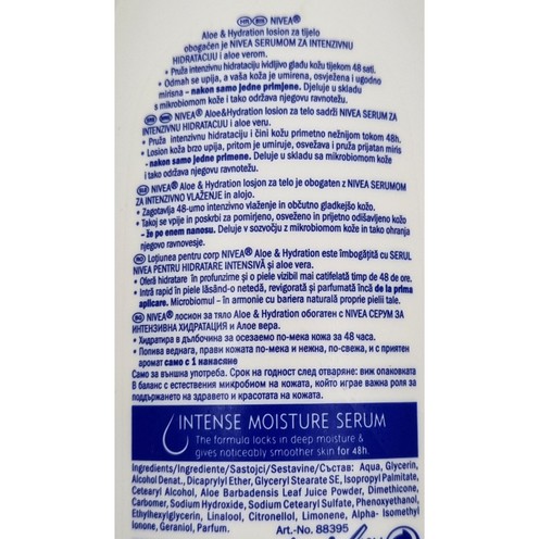 Nivea Aloe & Hydratation losion za tijelo 250 ml