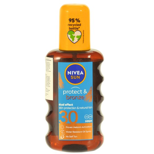Nivea Sun Protect & Bronze SPF 30 Sonnenöl 200 ml