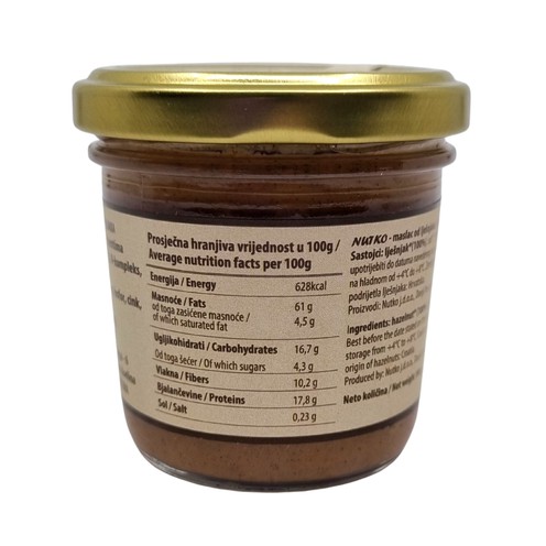 Nutko - hazelnut butter 100 g