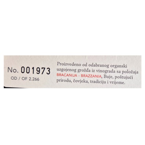 Refošk Omo 0,75 l