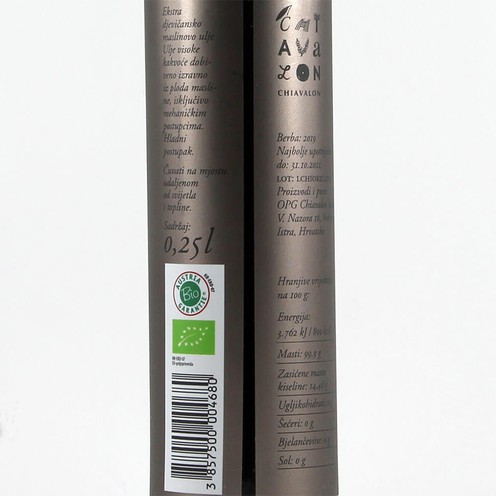 Ekstra djevičansko maslinovo ulje Organic 0,25 l