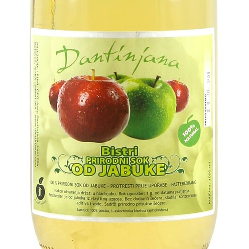 Natürlicher Apfelsaft 1 l