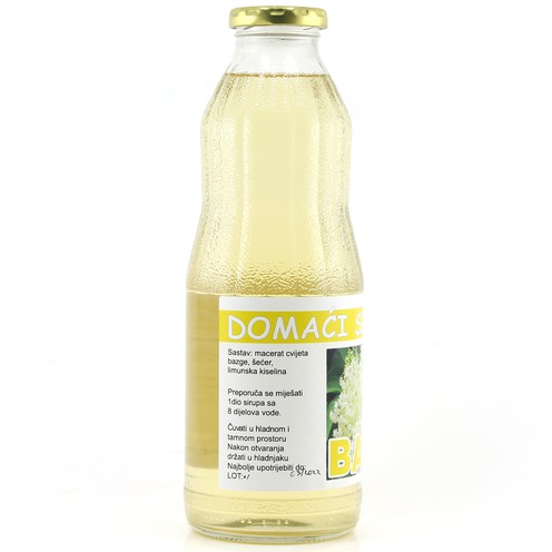 Domaći sirup od cvijeta bazge 0,75 l